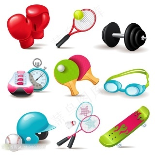运动器材矢量素材与零售 数字化设计赋能体育用品市场